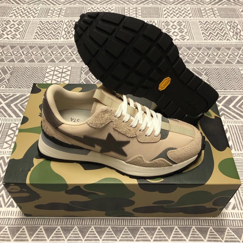 A Bathing Ape Bape Bapesta Cross Sta Size 8.5